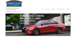 Desktop Screenshot of morenovalleyautomall.com