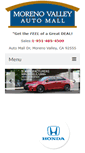 Mobile Screenshot of morenovalleyautomall.com